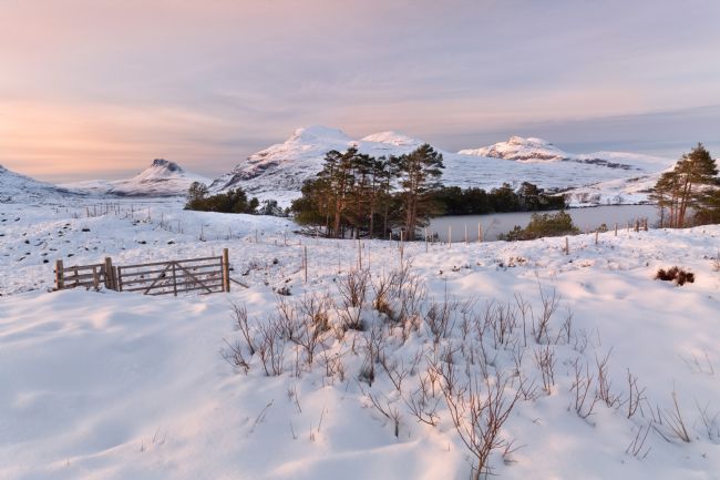 Barbara Jones | Stac Pollaidh Winter Sunset NW Geopark Scotland