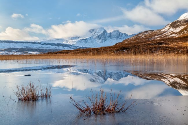 Barbara Jones | Blaven in Winter Loch Cill Chriosd Skye