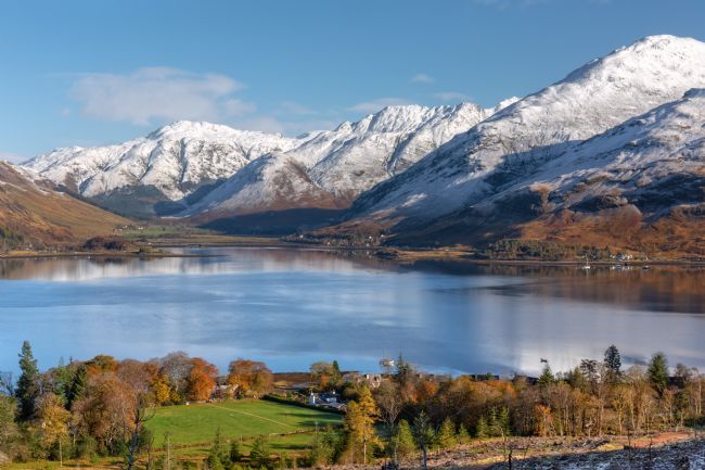 Barbara Jones | Loch Duich A Winter Scene Ratagan Scotland.