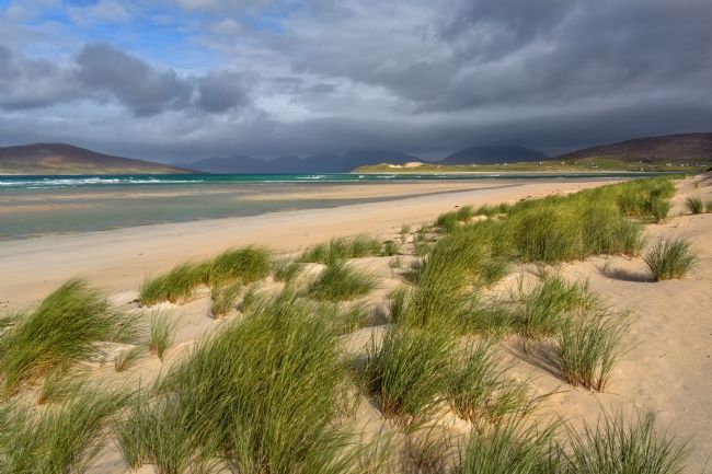Barbara Jones | Traigh Seilebost Moody Morning Isle of Harris Scotland