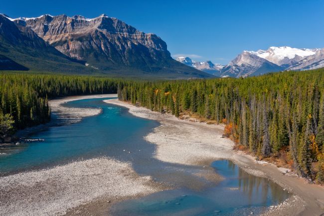 Barbara Jones | David Thomson Highway Mountain Scene Alberta Canada