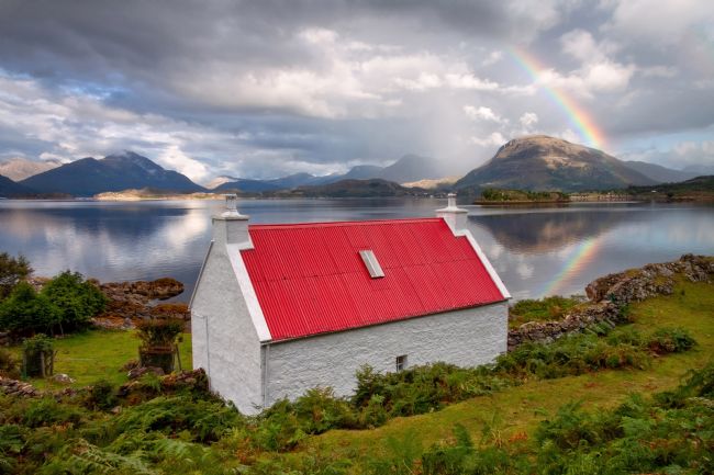 Barbara Jones | Applecross Peninsula Red Roofed Cottage NC500 Scotland