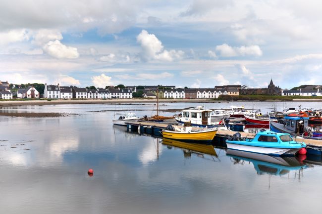 Barbara Jones | Port Ellen Pontoon Islay Southern hebrides Scotland.
