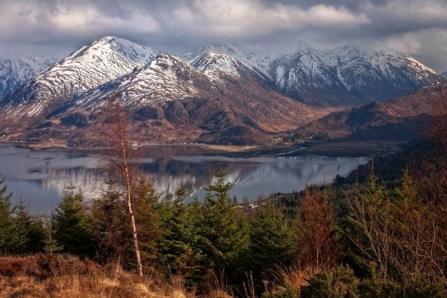Barbara Jones | Five Sisters of Kintail Late Winter Scotland