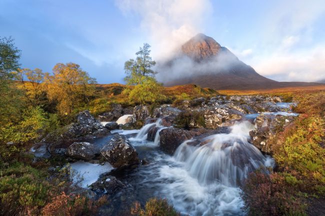 Barbara Jones | Buachaille Etive Mor Autumn Mists Glencoe Scotland