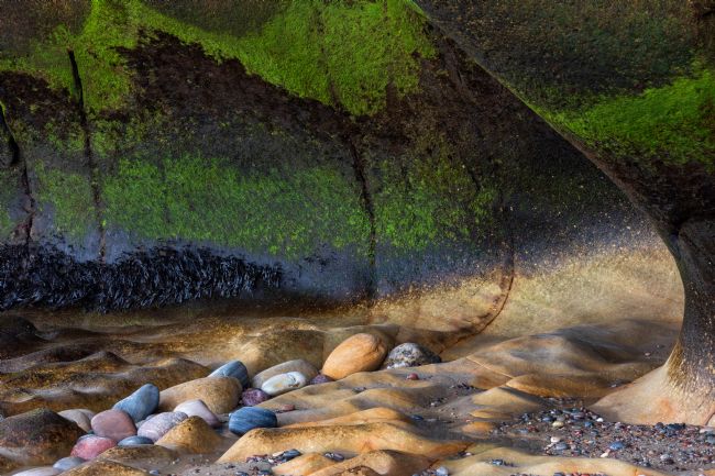 Barbara Jones | Clashach Cove Cliffs Hopeman Moray Scotland