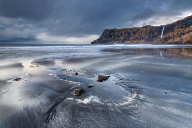 Barbara Jones | Talisker Beach Rock Pool Isle of Skye.