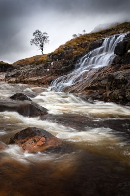 Barbara Jones | River Etive Wild Water Glen Etive Scotland