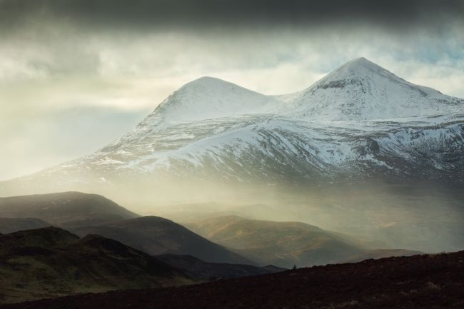 Barbara Jones | Cul Mor Snow Storm  Elphin Assynt  Scotland
