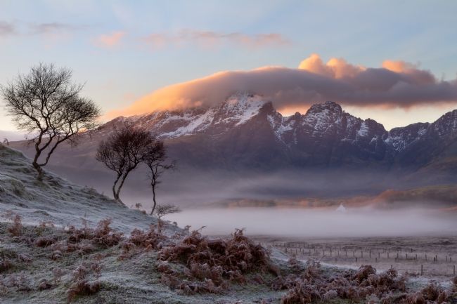 Barbara Jones | Blaven Sunset in Winter Isle of Skye