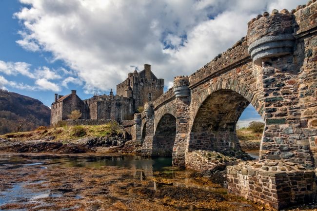 Barbara Jones | Eilean Donan Castle and Bridge Loch Duich Scotland