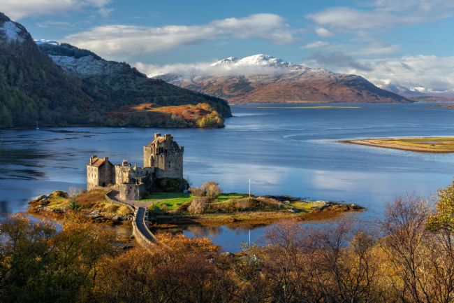 Barbara Jones | Eilean Donan Castle from Carr Brae Scotland