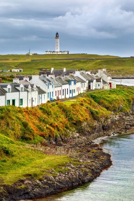 Barbara Jones | Portnahaven Rhinns of Islay Lighthouse Scotland.