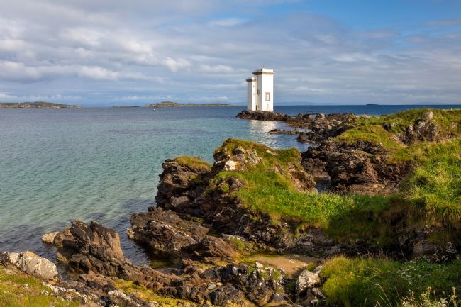 Barbara Jones | Carraig Fhada Lighthouse Sunny Afternoon Islay Scotland