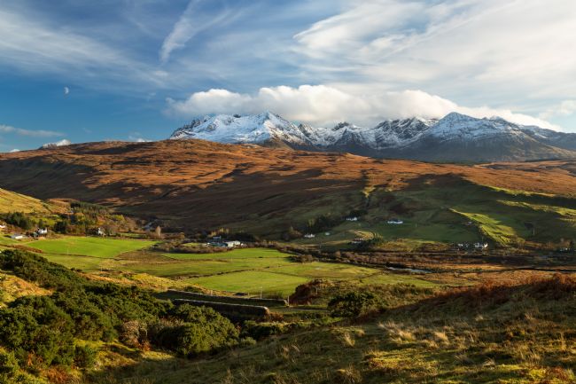 Barbara Jones | The Cuillins from Drynoch Isle of Skye Scotland.