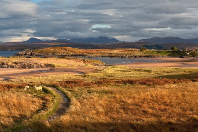 Barbara Jones | Firemore Beach Sunny Afternoon Wester Ross Scotland.