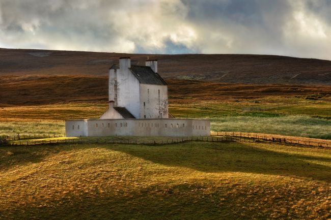 Barbara Jones | Corgarff Castle Evening Light Cairngorm National Park Scotland