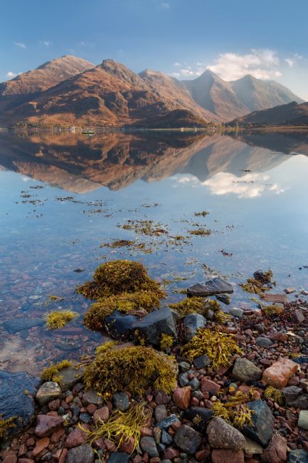 Barbara Jones | Five Sisters of Kintail Loch Duich Reflection Scotland