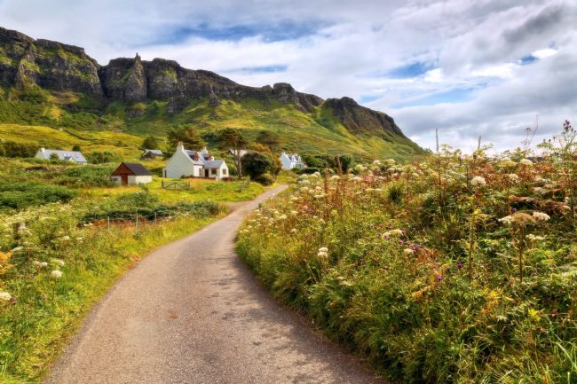 Barbara Jones | Cleadale in Summer Sunshine  Isle of Eigg Scotland
