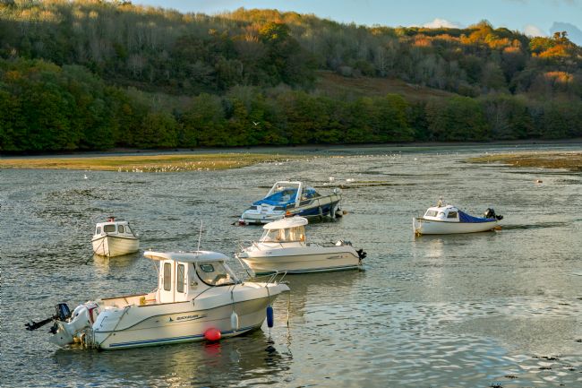 Gordon Maclaren | Boats Moored on East Looe River