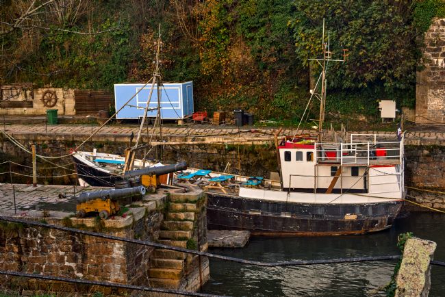 Gordon Maclaren | Fishing Boat in Charlestown Harbour