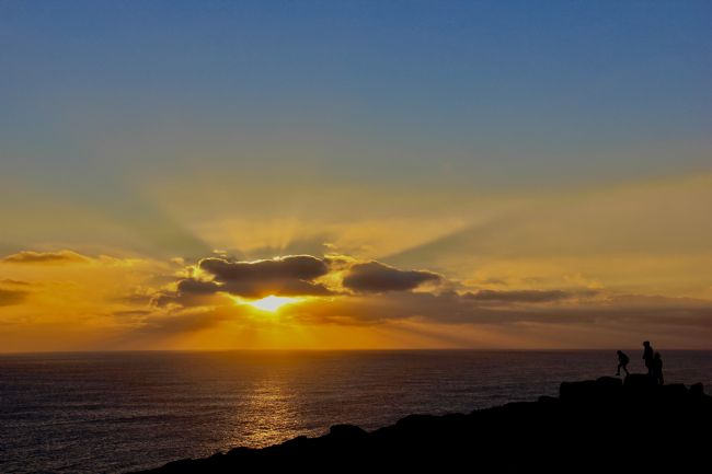 Elvia Worrall | Sunset at Lands End, Cornwall, UK