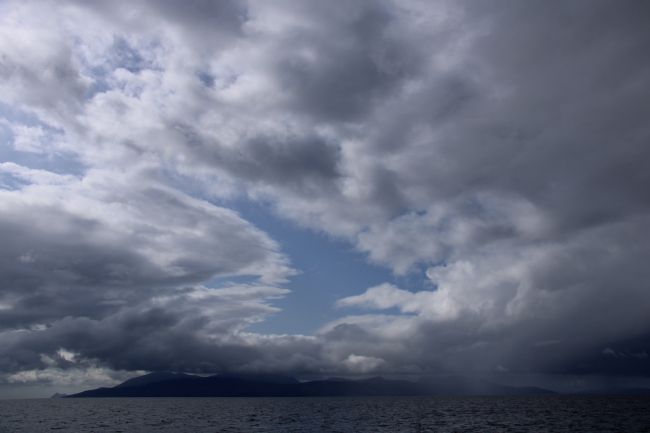 Elvia Worrall | Clouds over Isle of Arran, Scotland