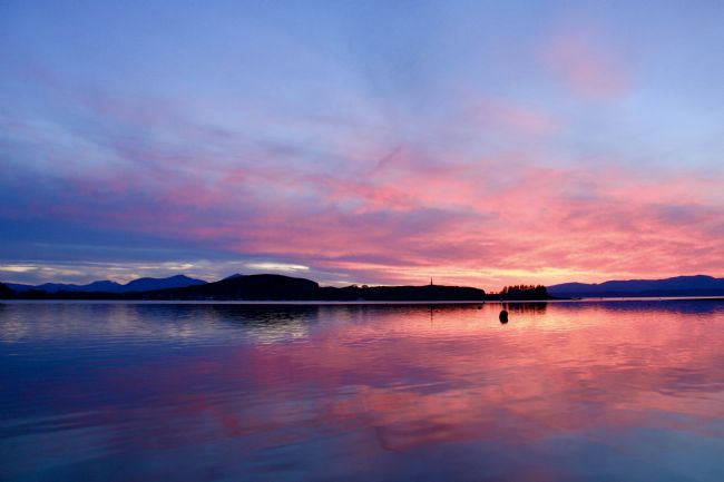 Elvia Worrall | Sunset over Kerrera Island